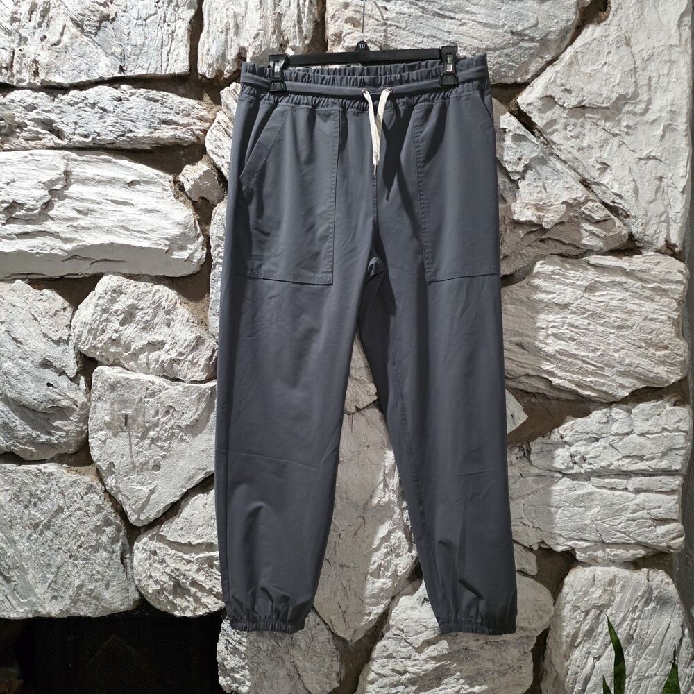Vuori Miles Jogger Blue Gray Women's Athletic Travel Pants Medium